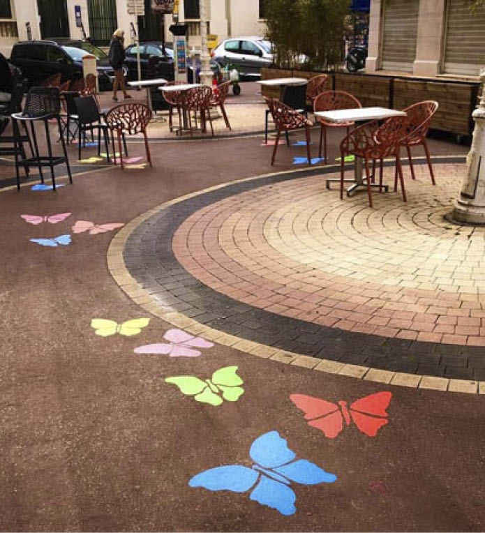 Peintures décoratives centre-ville