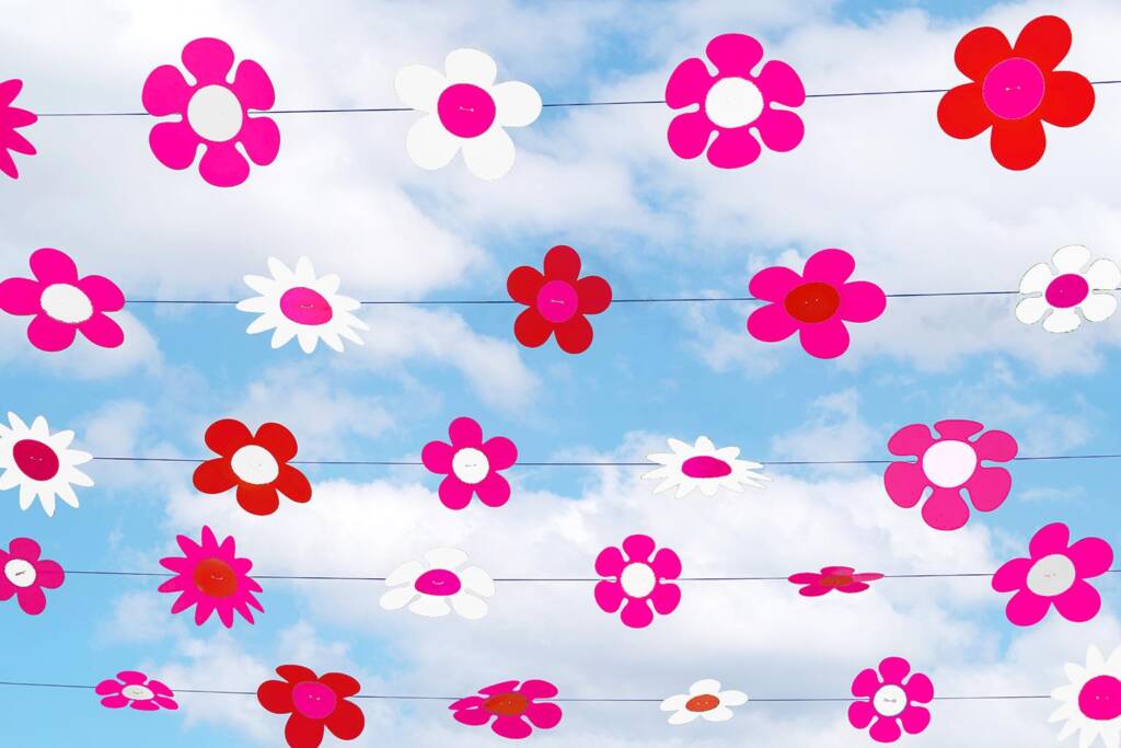 Ciel de fleurs pour Octobre Rose, réalisé par ToutComme